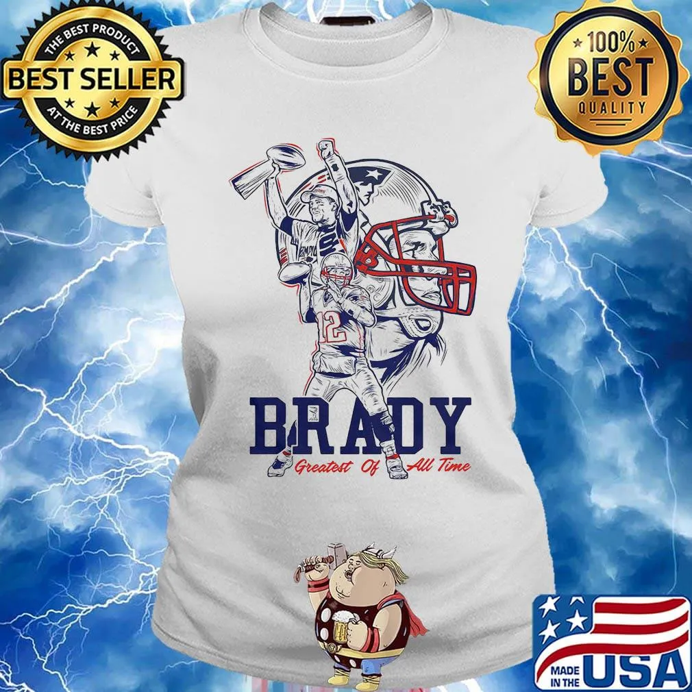 Tom brady new england patriots greatest of all time s Ladies tee