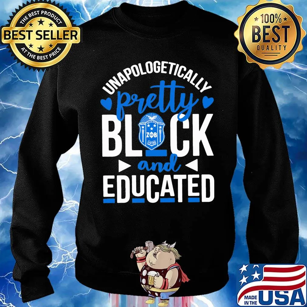 Unapologetically pretty black and educated zeta phi beta heart styles 90's s Sweater