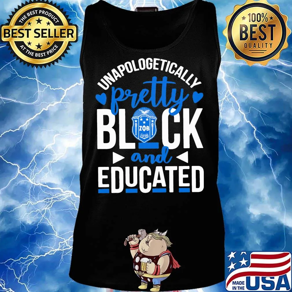 Unapologetically pretty black and educated zeta phi beta heart styles 90's s Tank top