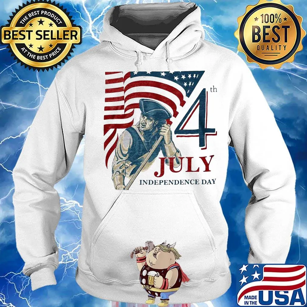 Vintage fourth 4th july independence day american flag s Hoodie