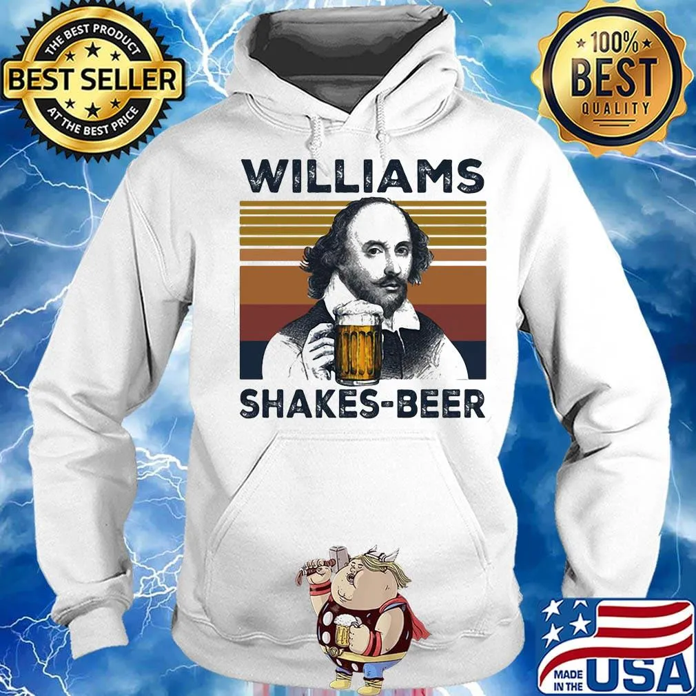 William shakespeare beer vintage retro s Hoodie