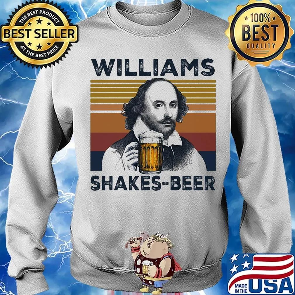 William shakespeare beer vintage retro s Sweater