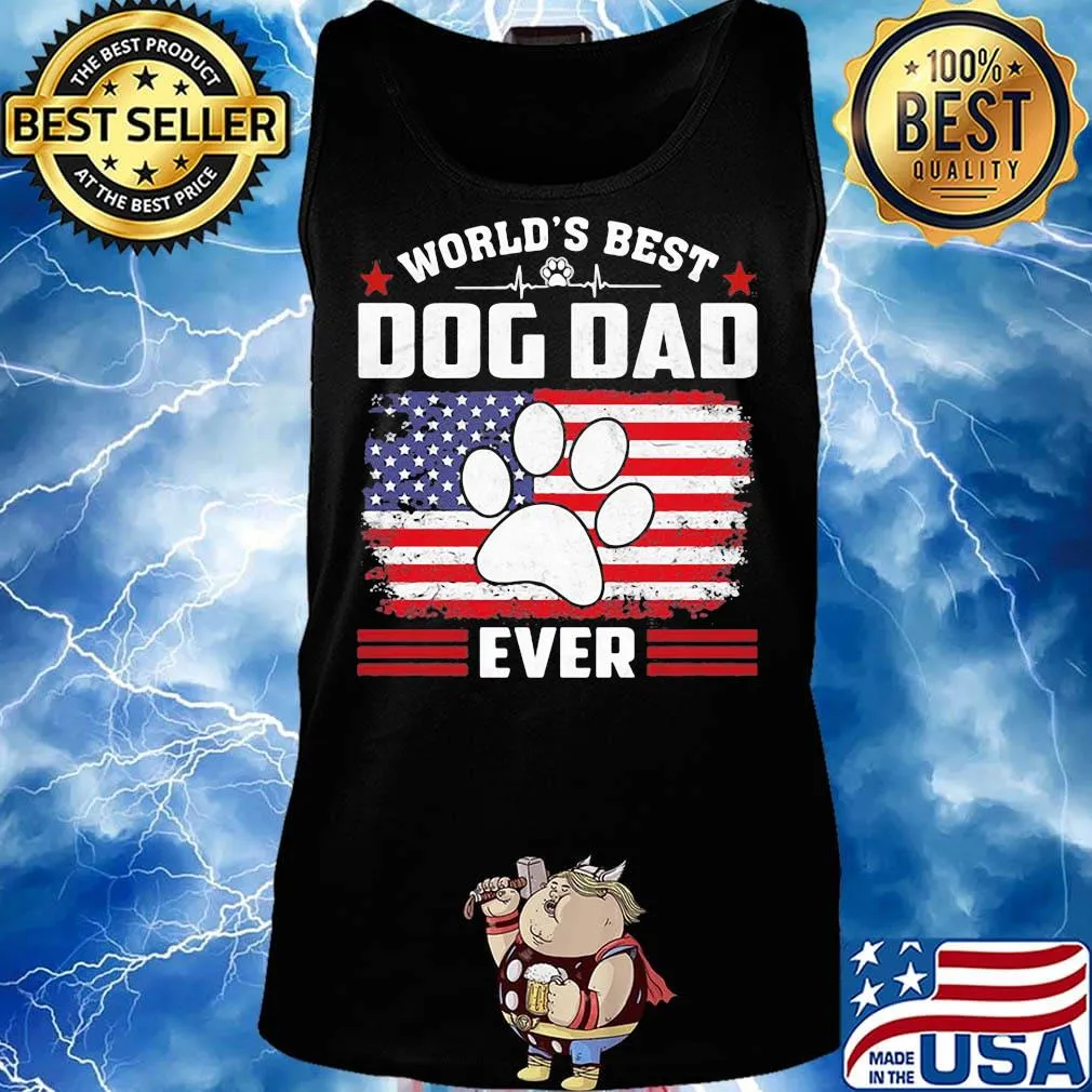 World's Best Dod Dad Ever Independence Day Shirt Tank top