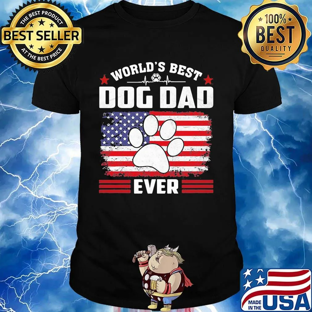 World's Best Dod Dad Ever Independence Day Shirt