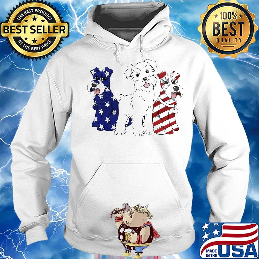 Yorkshire terrier American flag veteran Independence Day s Hoodie