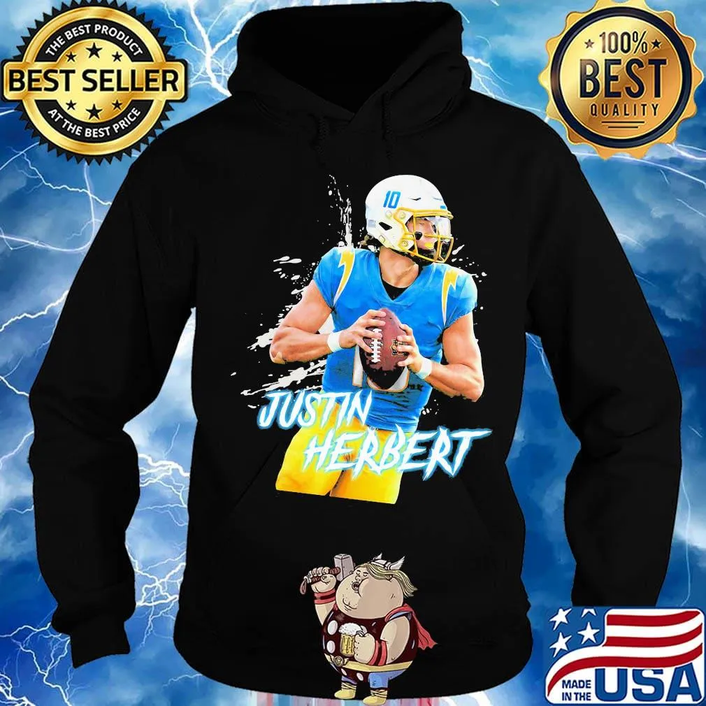 10 justin herbert los angeles football s Hoodie