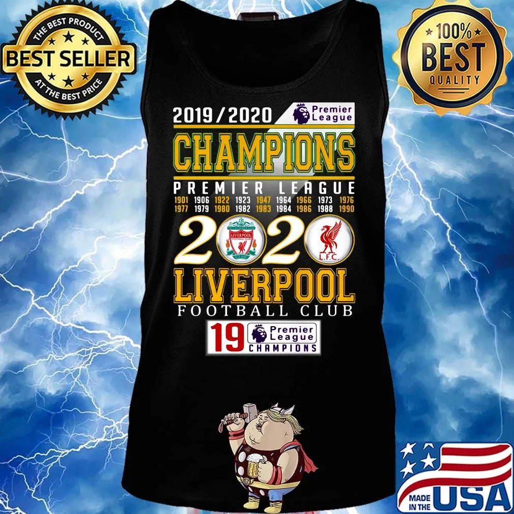 2019 2020 champions premier league 2020 liverpool football club s Tank top