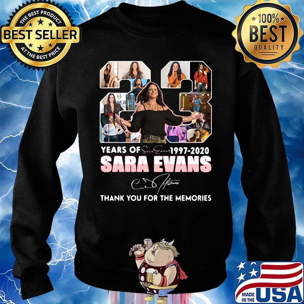 23 years of 1997 2020 sara evans thank you for the memories signature s Sweater