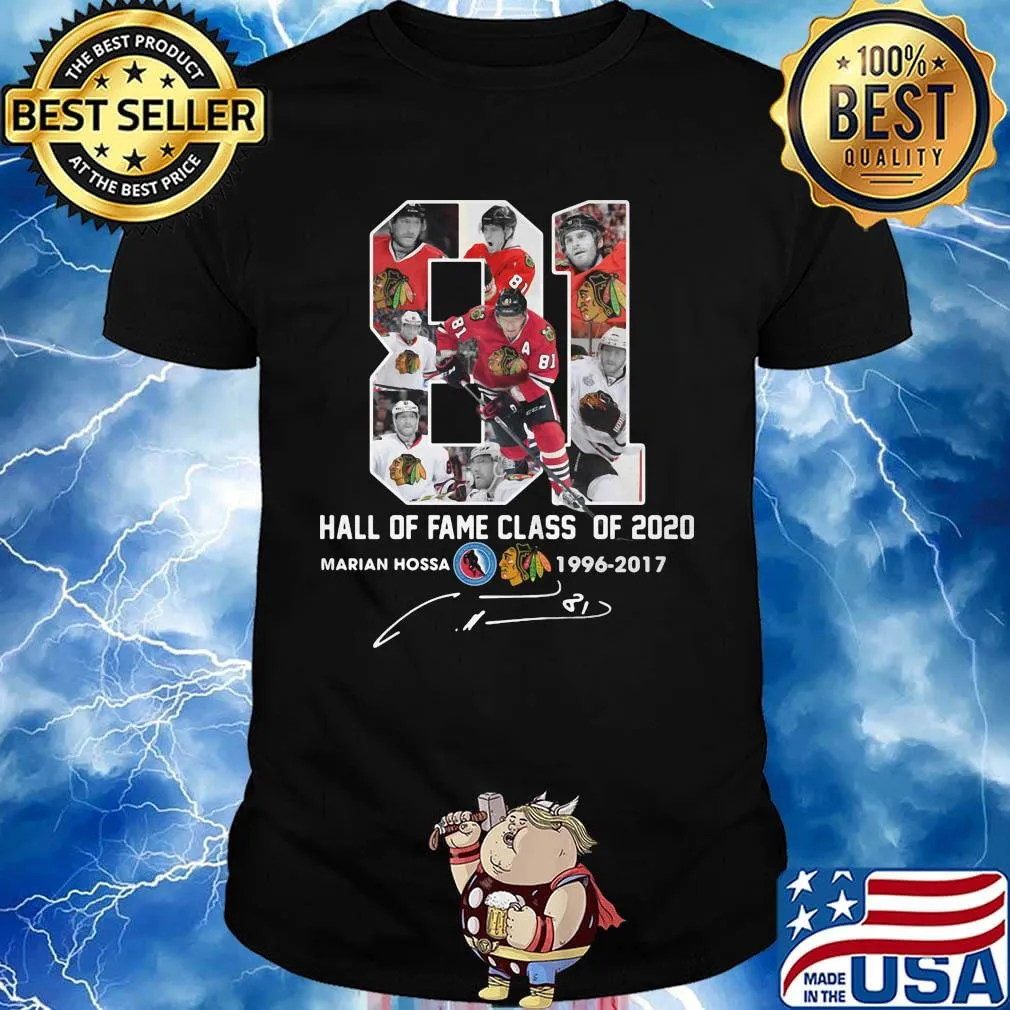 81 hall of fame class of 2020 marian hossa washington redskins hockey 1996 2017 signature shirt