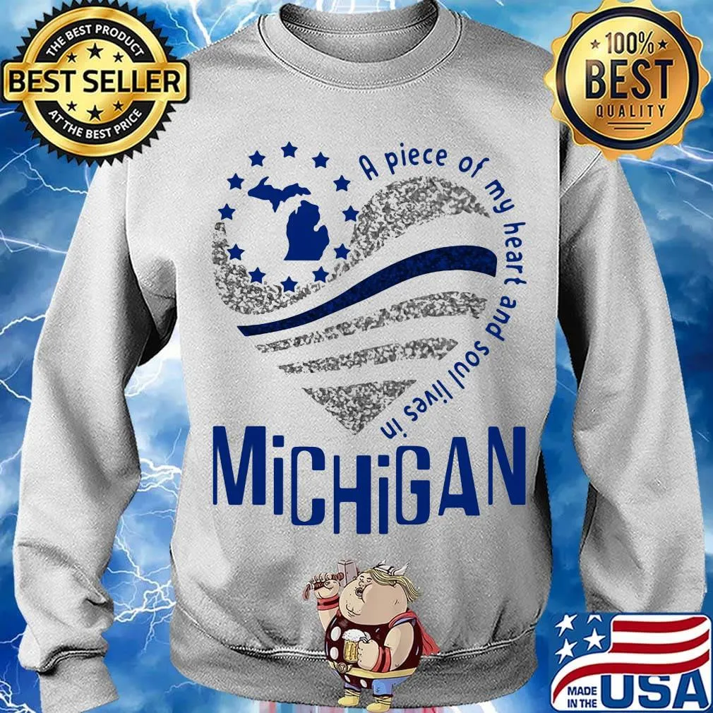 A piece of my heart and soul lives in Michigan Map s Sweater