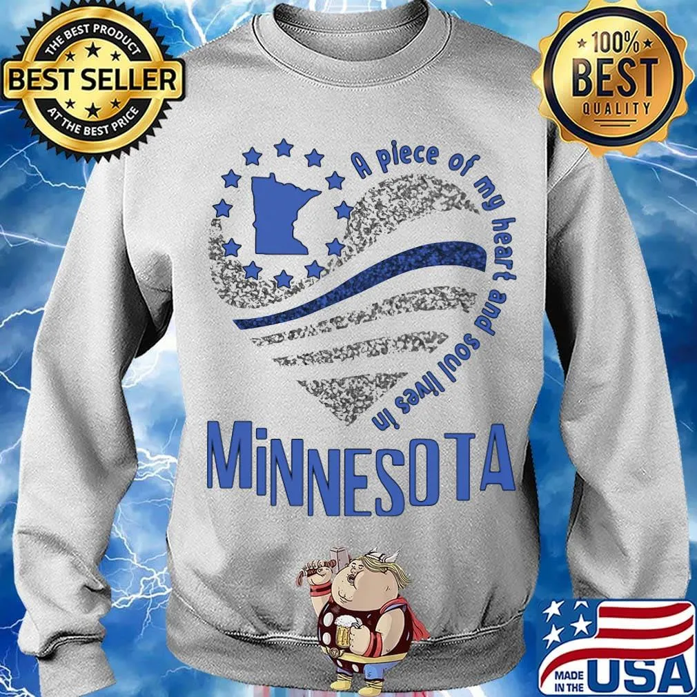A piece of my heart and soul lives in Minnesota Map s Sweater
