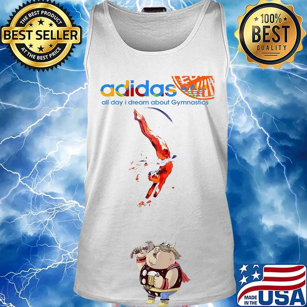 Adidas all day i dream about gymnastics s Tank top