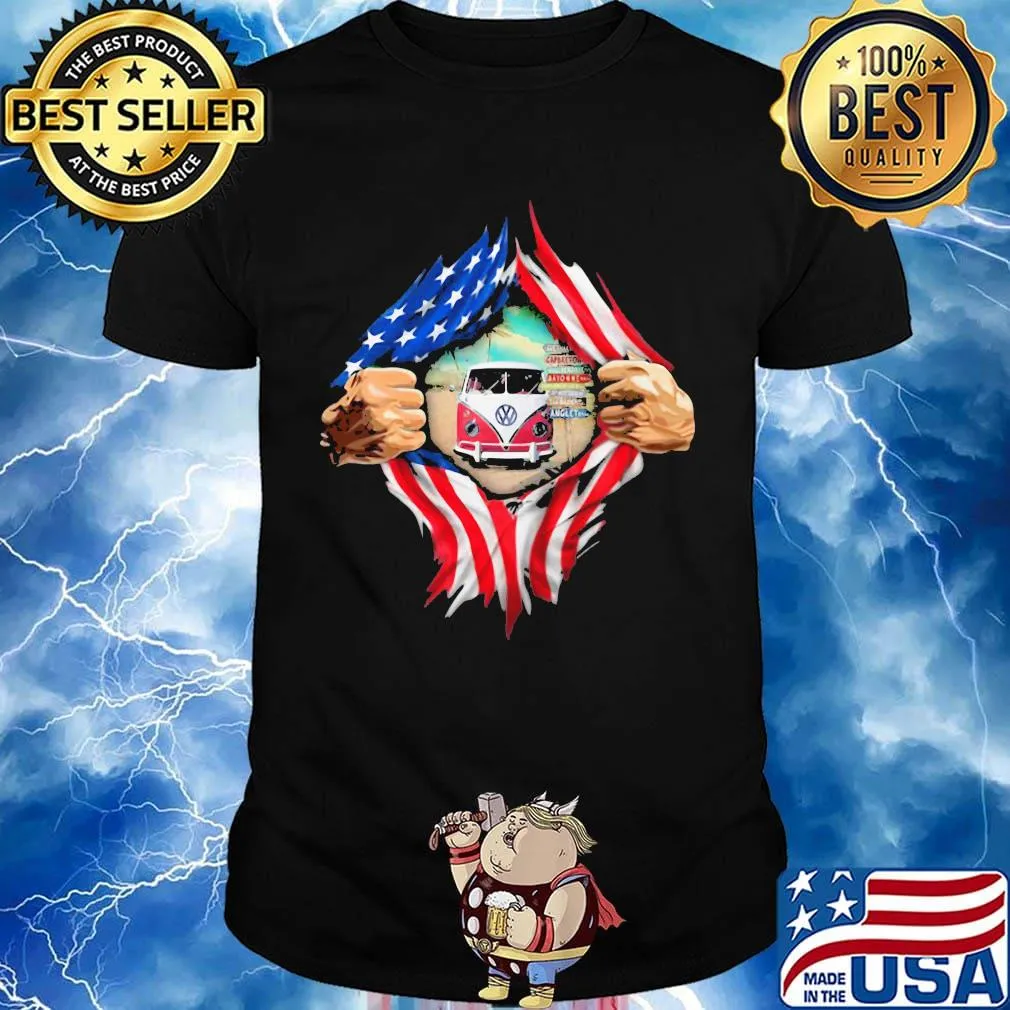American open hand car shirt