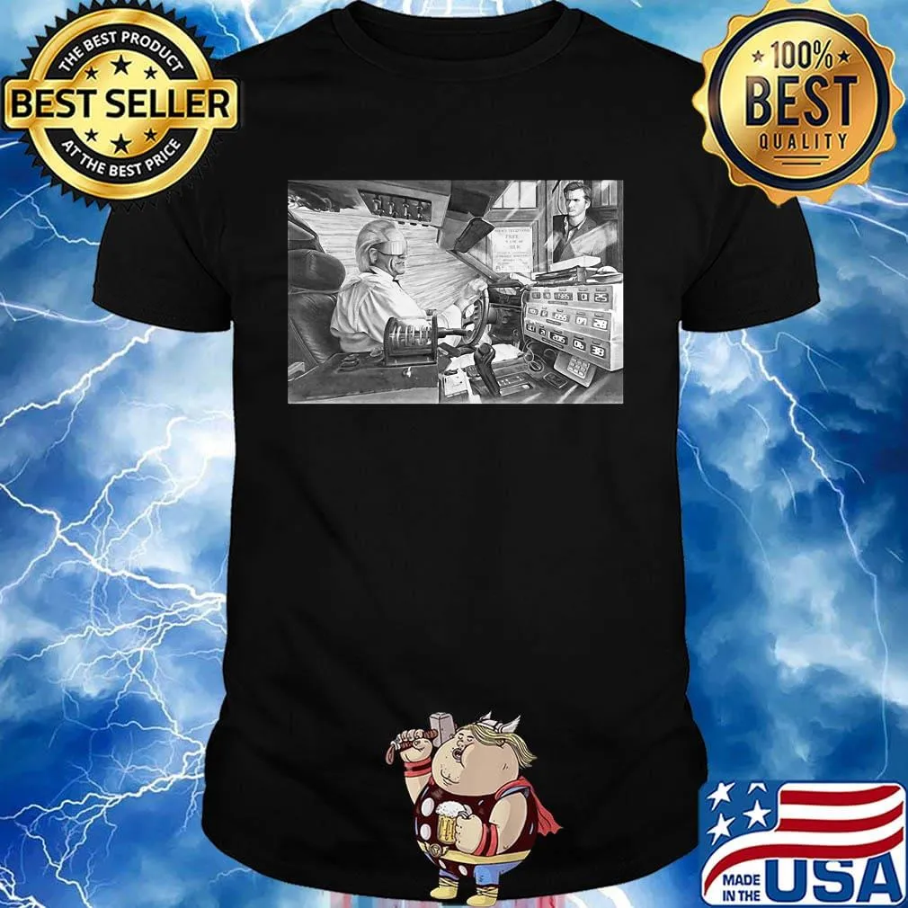 Back to the future movie get in loser shirt