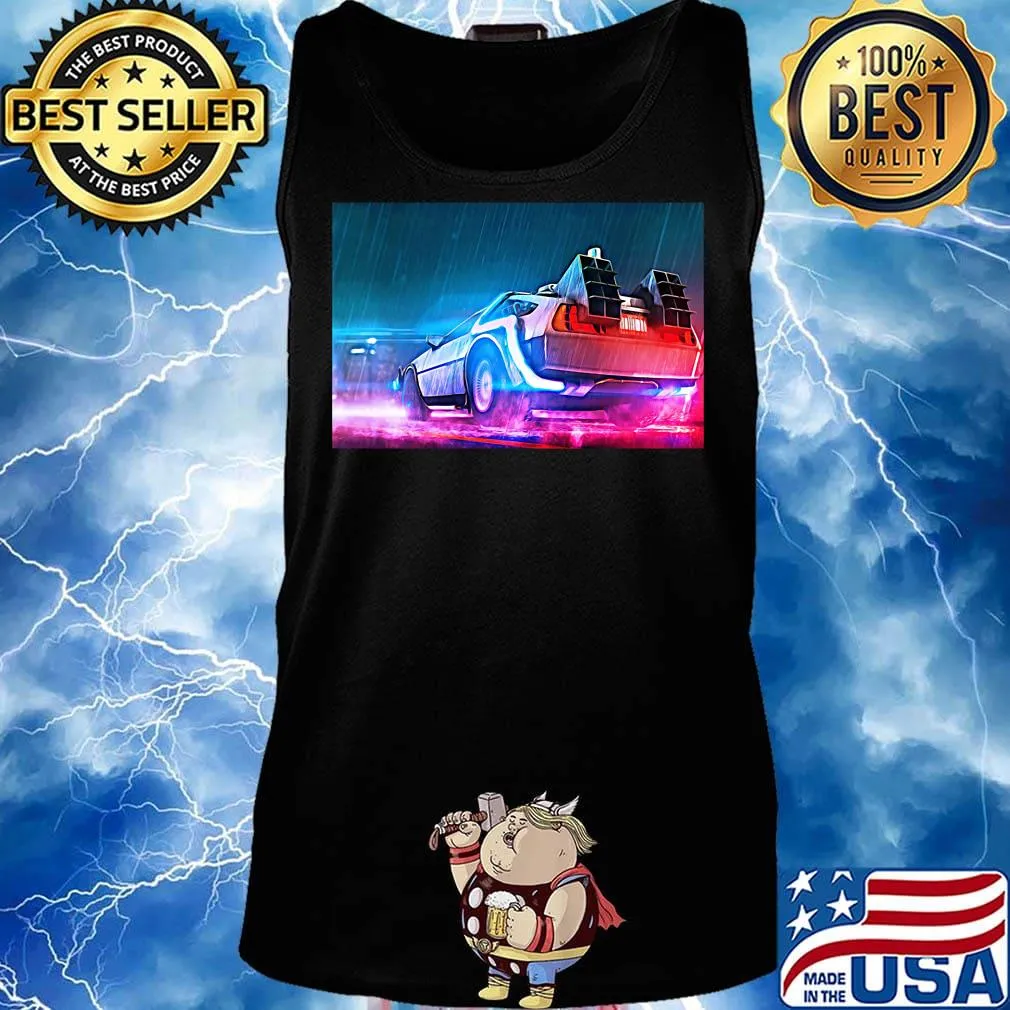 Back to the future movie light s Tank top