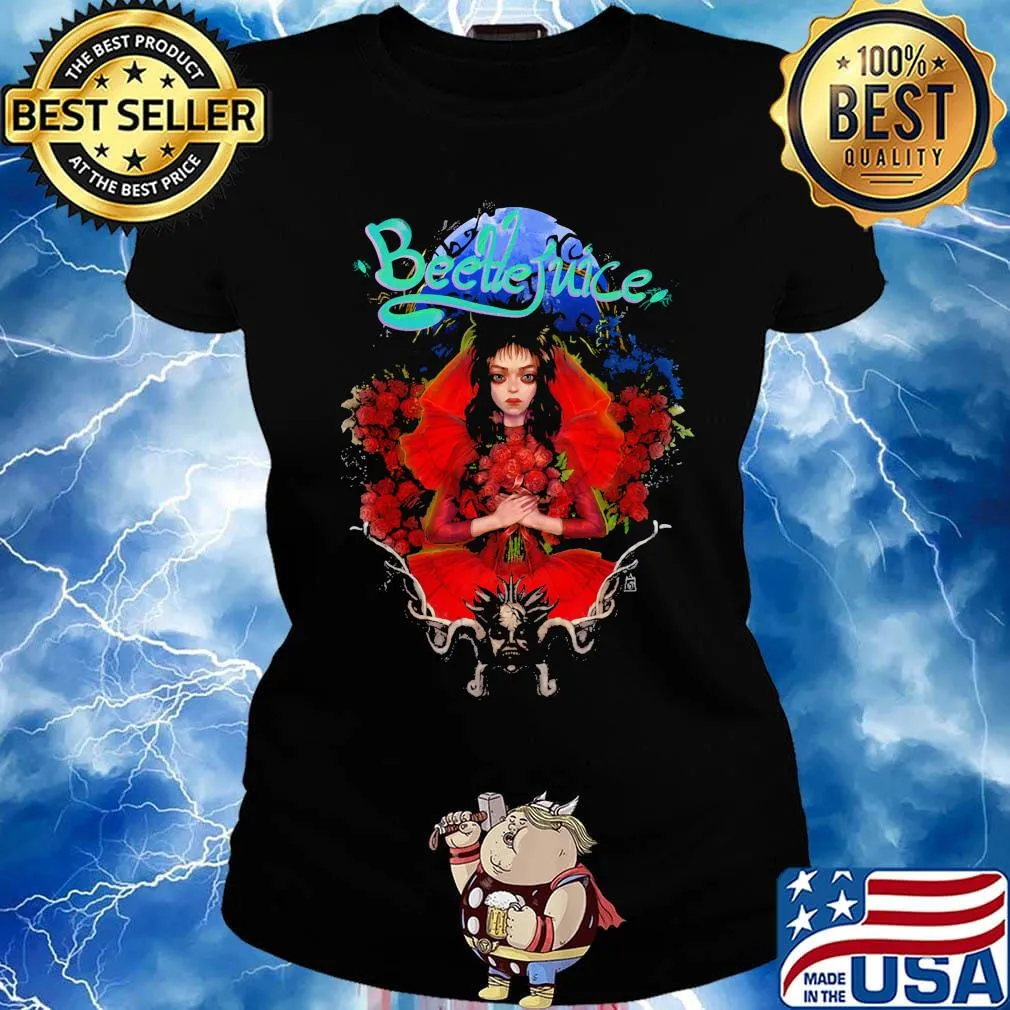 Beetlejuice lydia deetz winona ryder flowers s Ladies tee