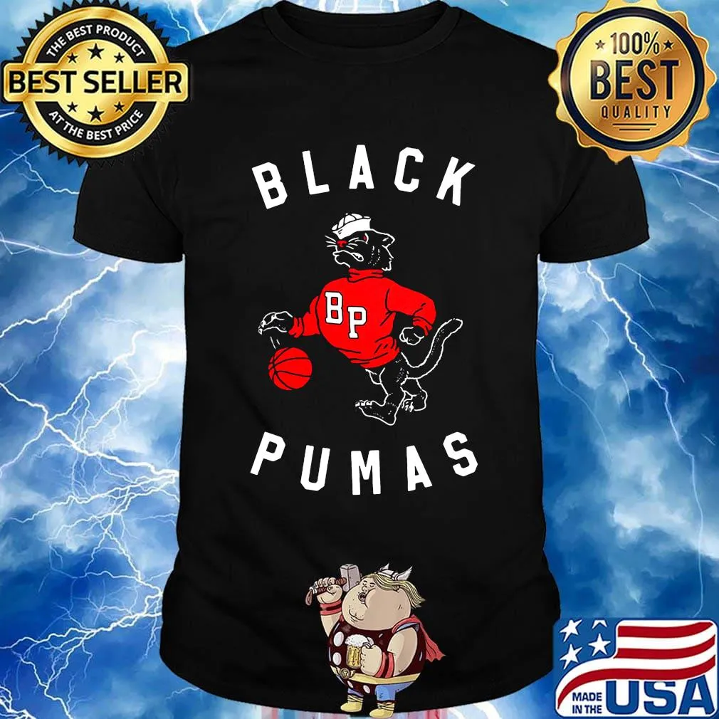 Black pumas basketball player shirt