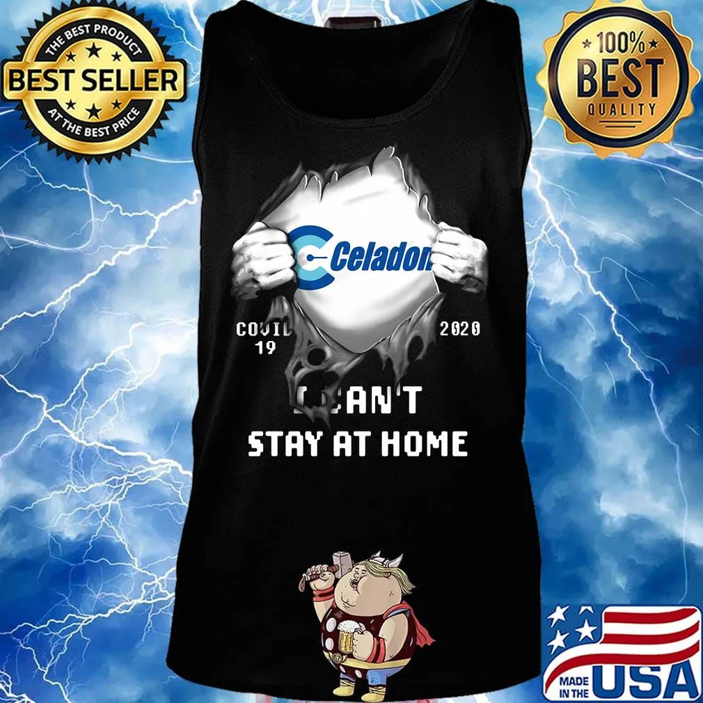 Blood insides celadon covid-19 2020 i can't stay at home s Tank top