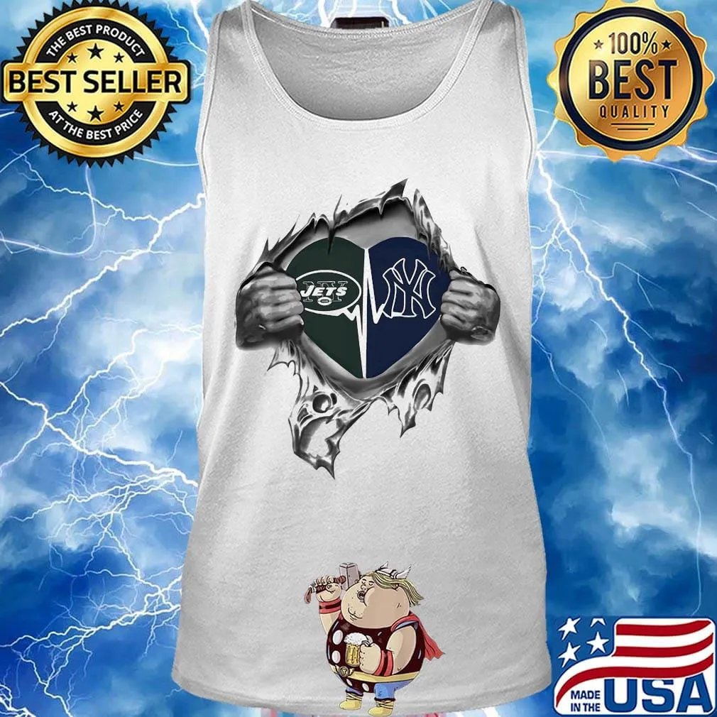 Blood insides heart new york jets vs new york giants s Tank top