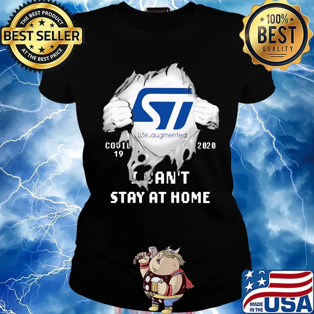 Blood insides life augmented covid-19 2020 i can't stay at home s Ladies tee