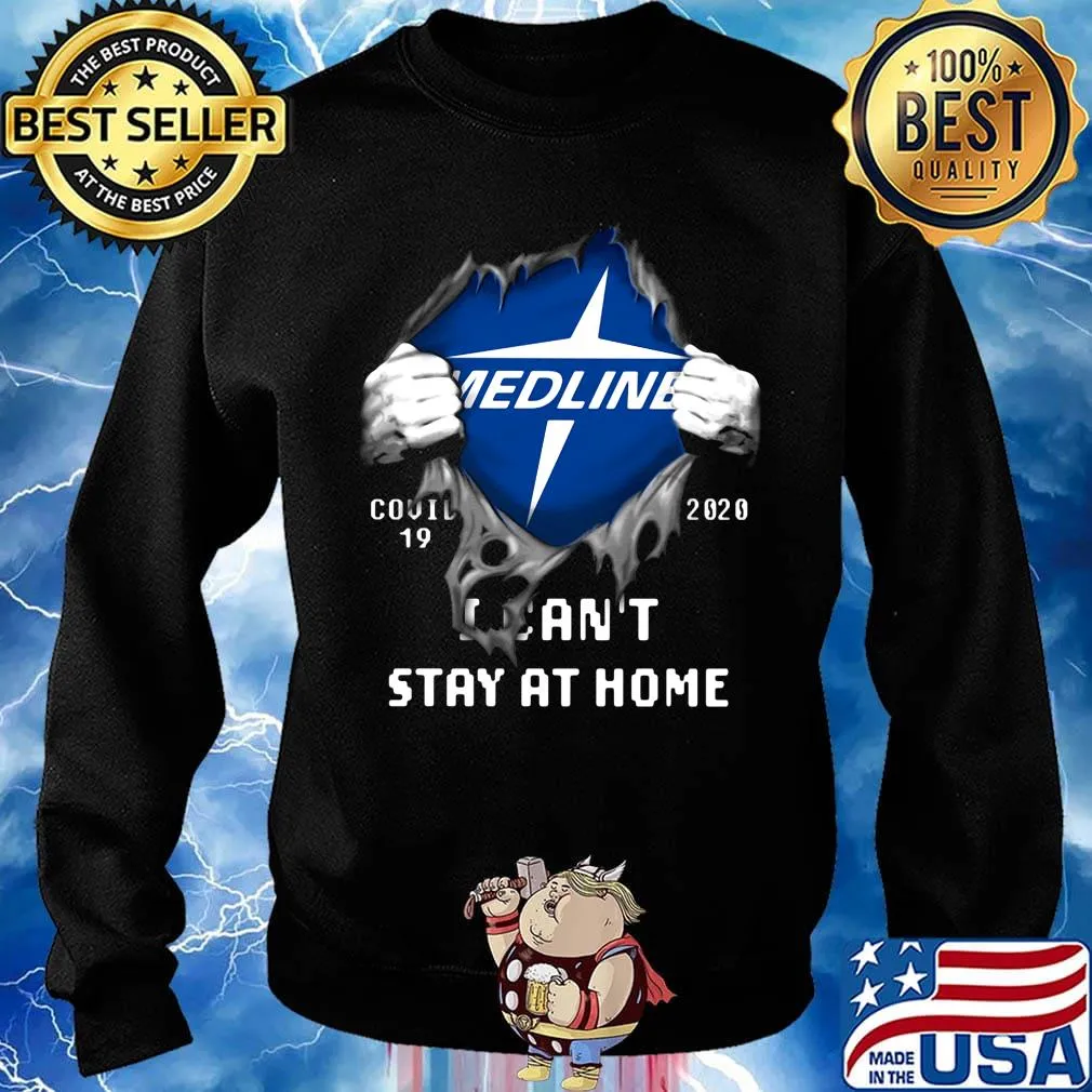 Blood insides medline logo covid-19 2020 i can't stay at home s Sweater