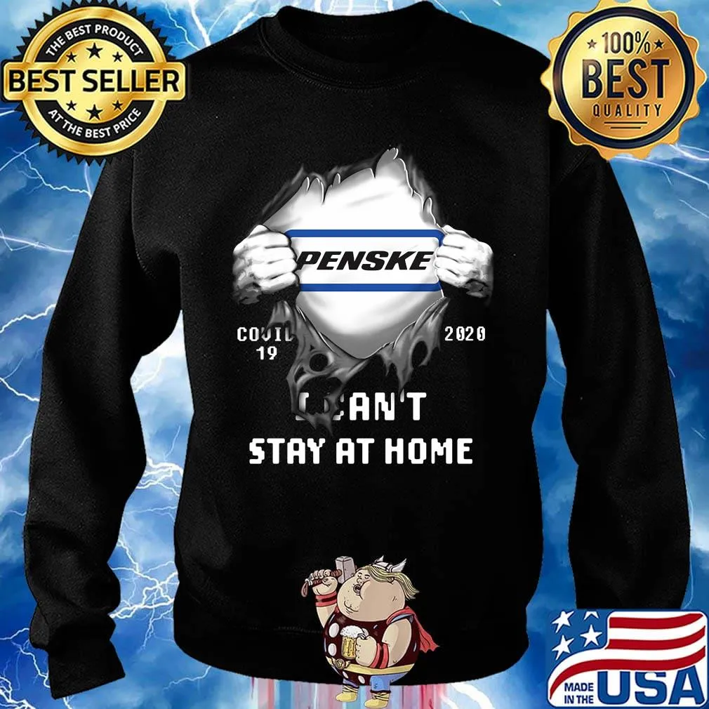 Blood insides penske logo covid-19 2020 i can't stay at home s Sweater