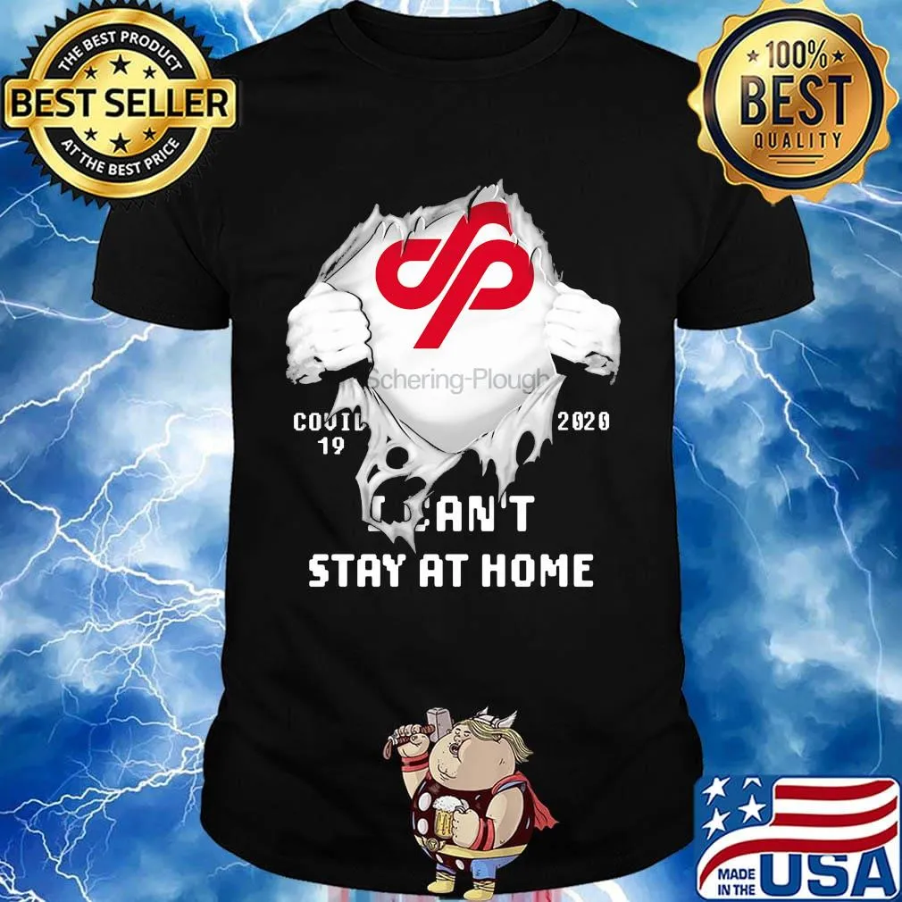 Blood insides schering plough covid-19 2020 i can't stay at home shirt