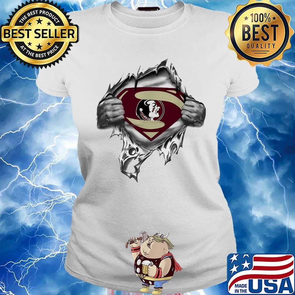 Blood insides superman florida state seminoles s Ladies tee