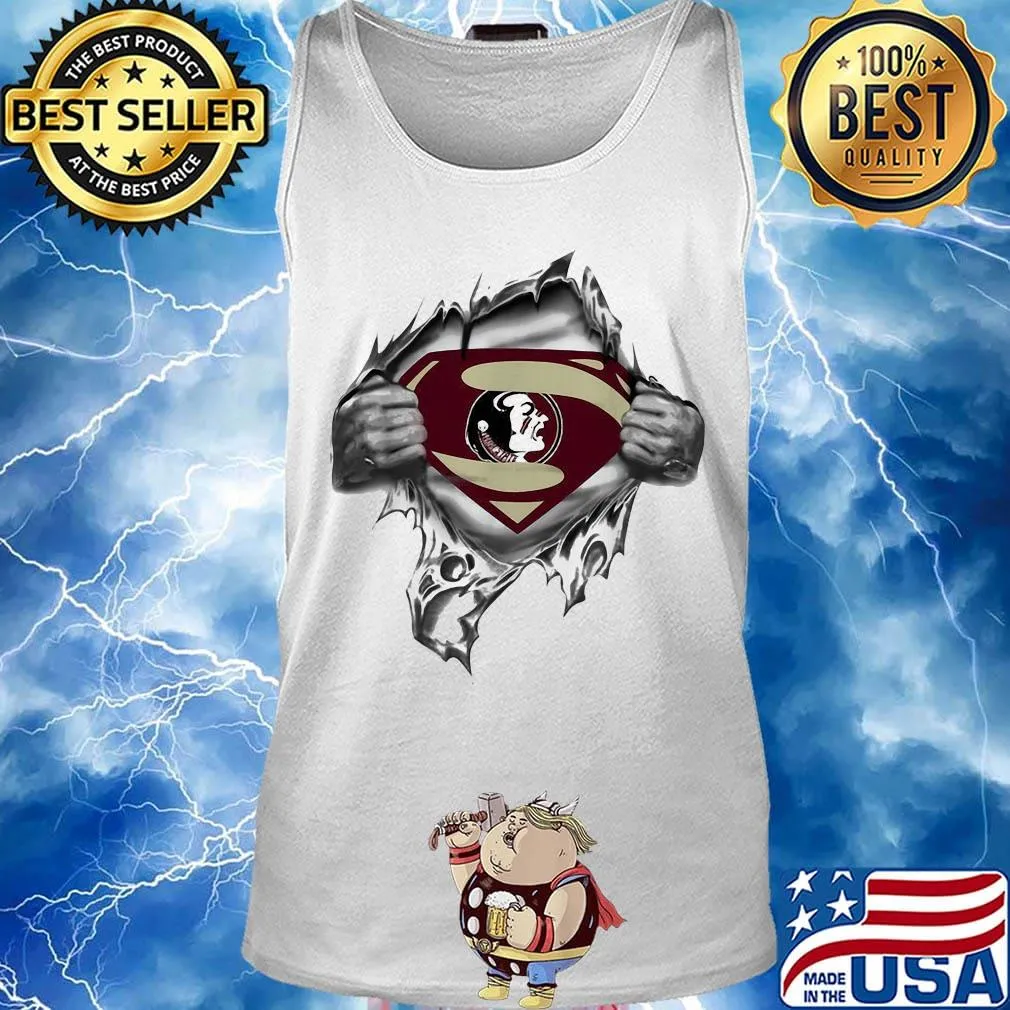 Blood insides superman florida state seminoles s Tank top