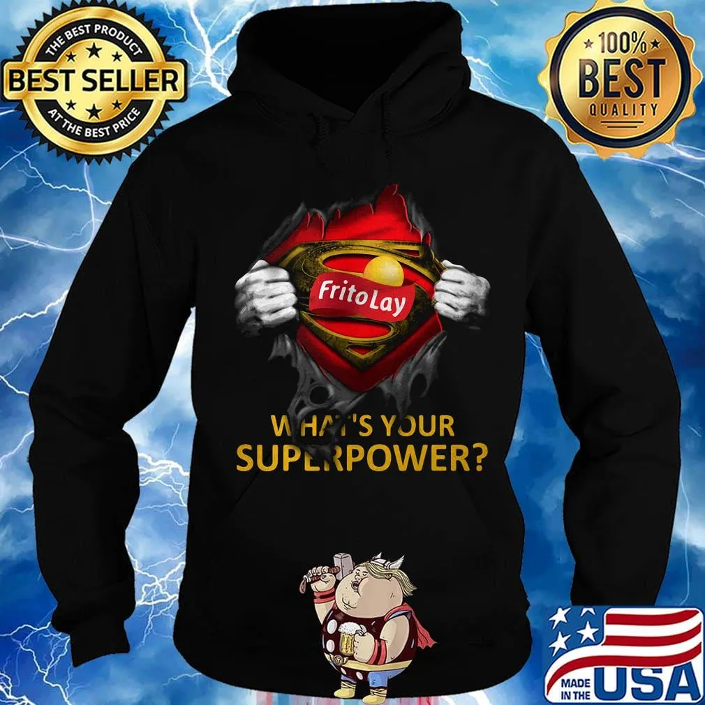 Blood insides superman frito lay what's your superpower s Hoodie