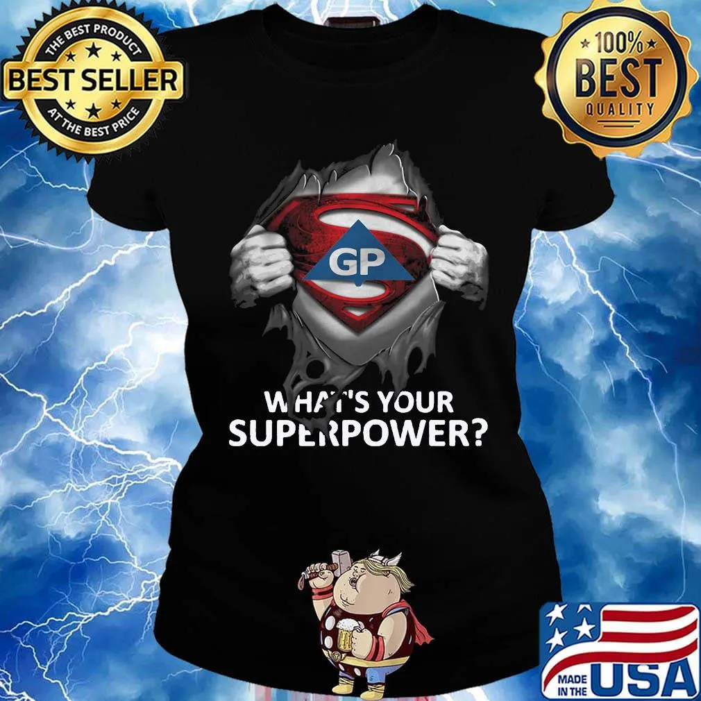Blood insides superman gp what's your superpower s Ladies tee