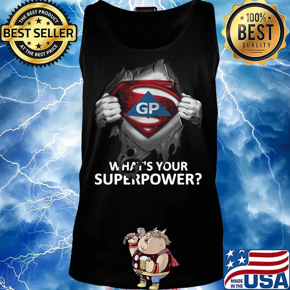 Blood insides superman gp what's your superpower s Tank top