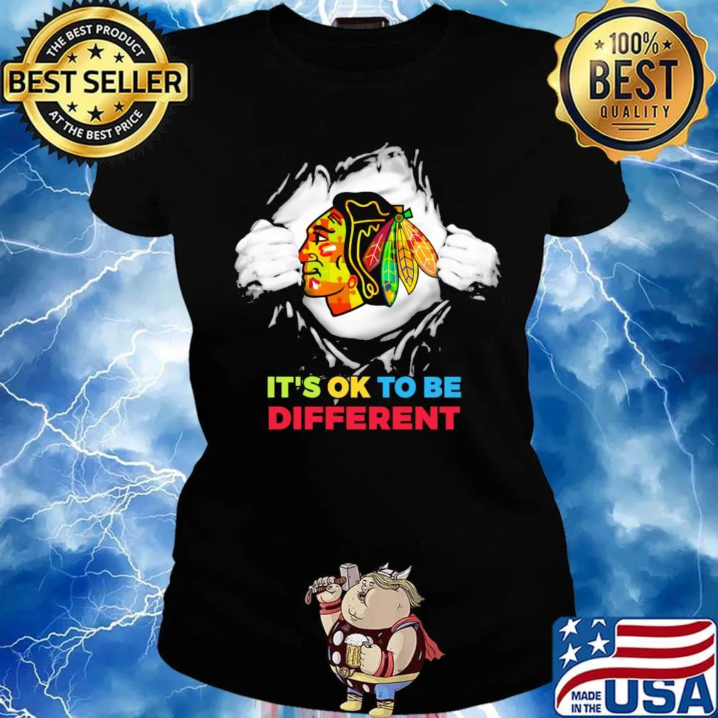 Blood insides washington redskins it's ok to be different s Ladies tee