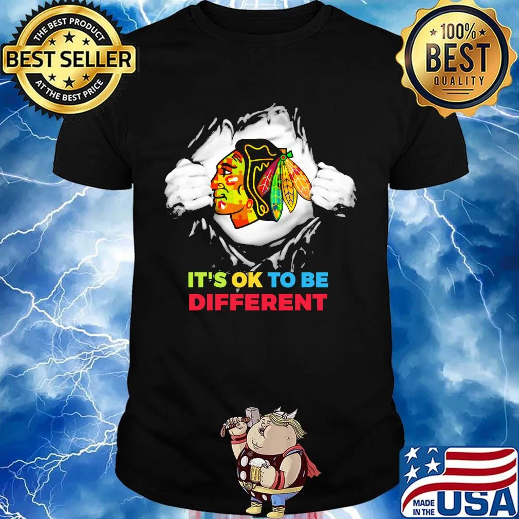 Blood insides washington redskins it's ok to be different shirt