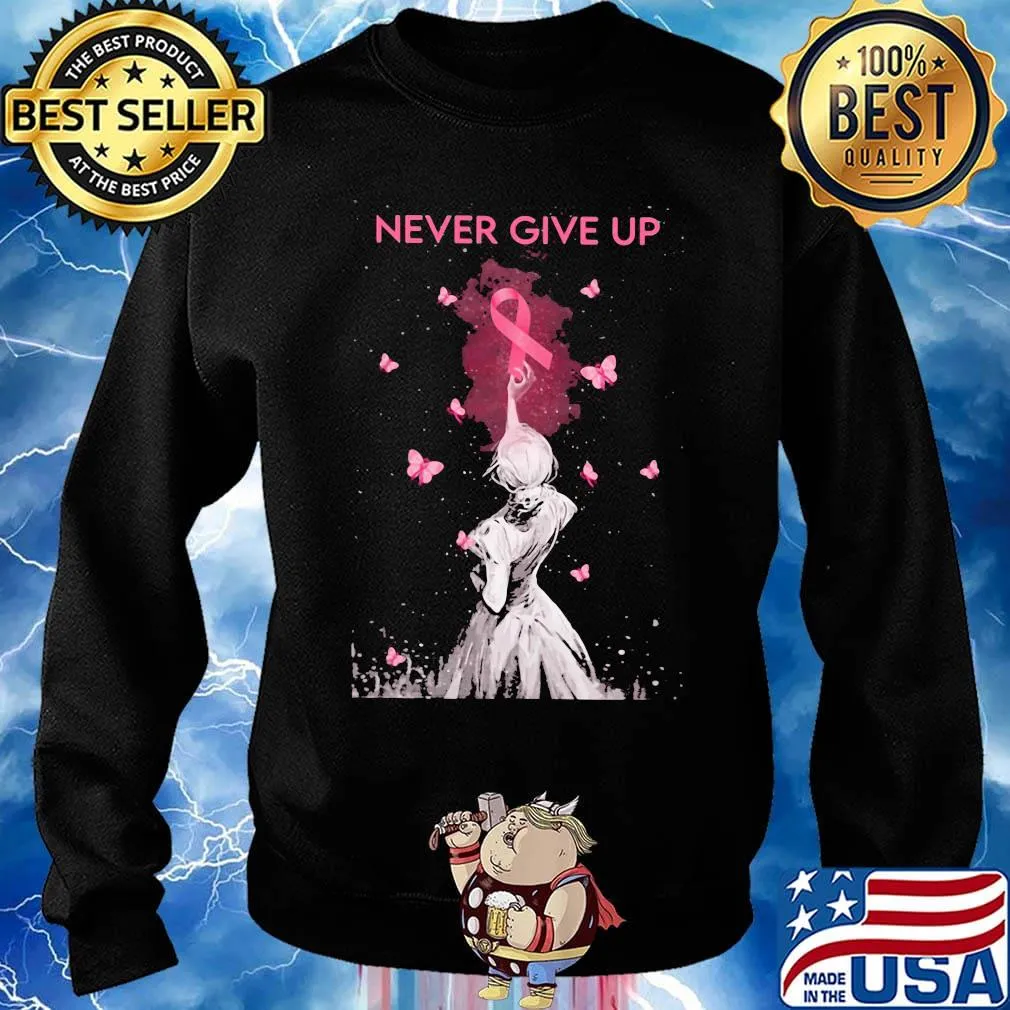Cancer butterflys never give up s Sweater