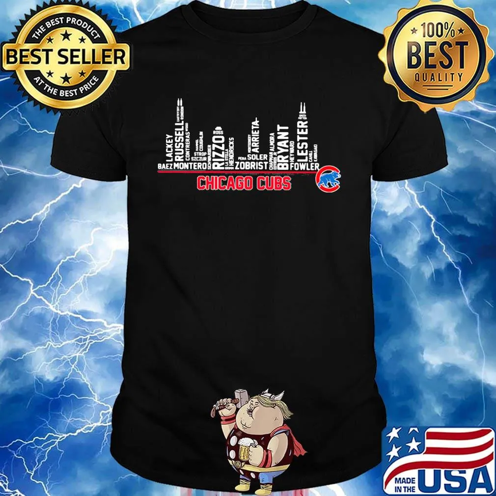 Chicago cubs logo city shirt