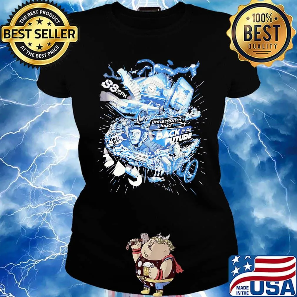 Christopher lloyd back to the future great scorn s Ladies tee