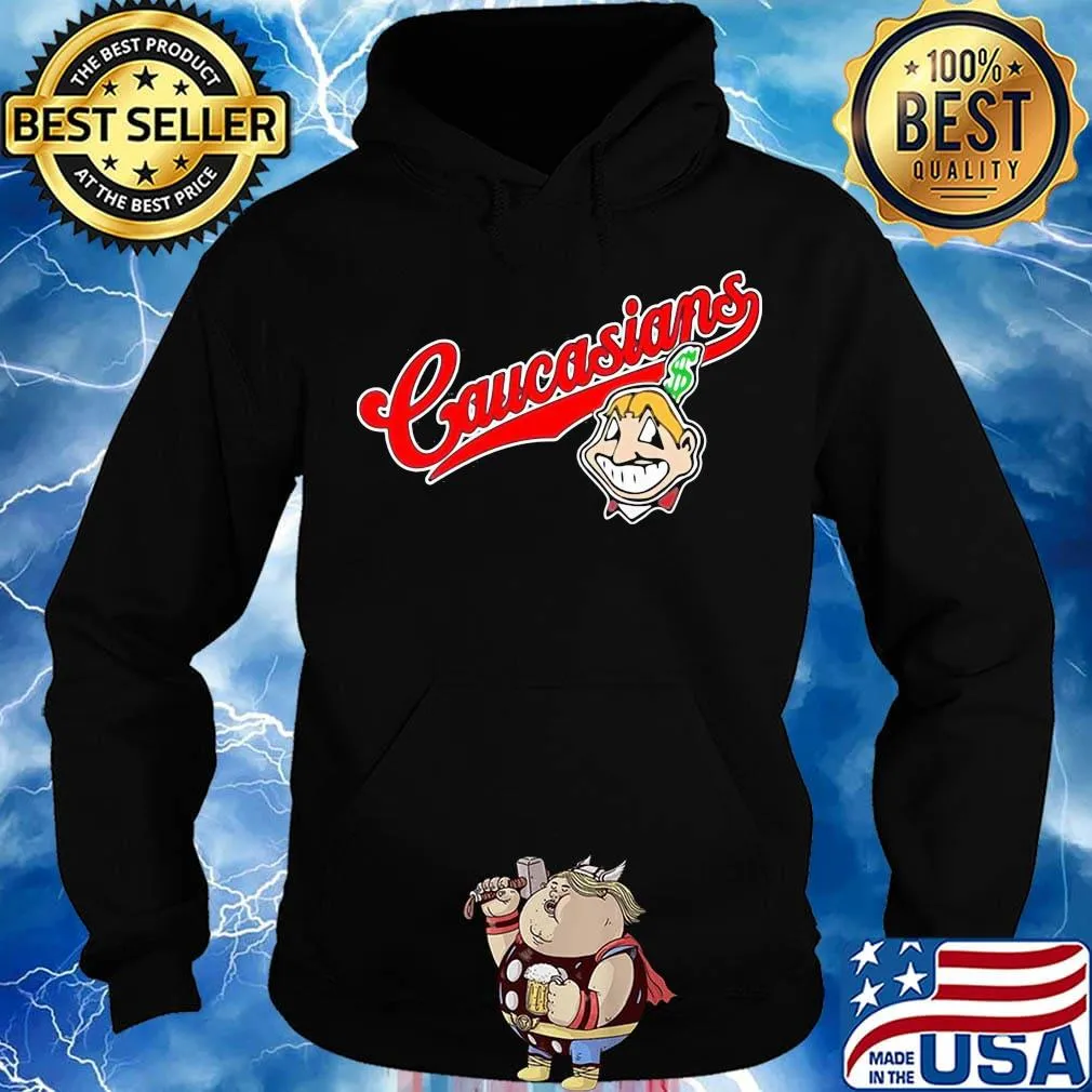 Cleveland caucasians baseball mascot s Hoodie
