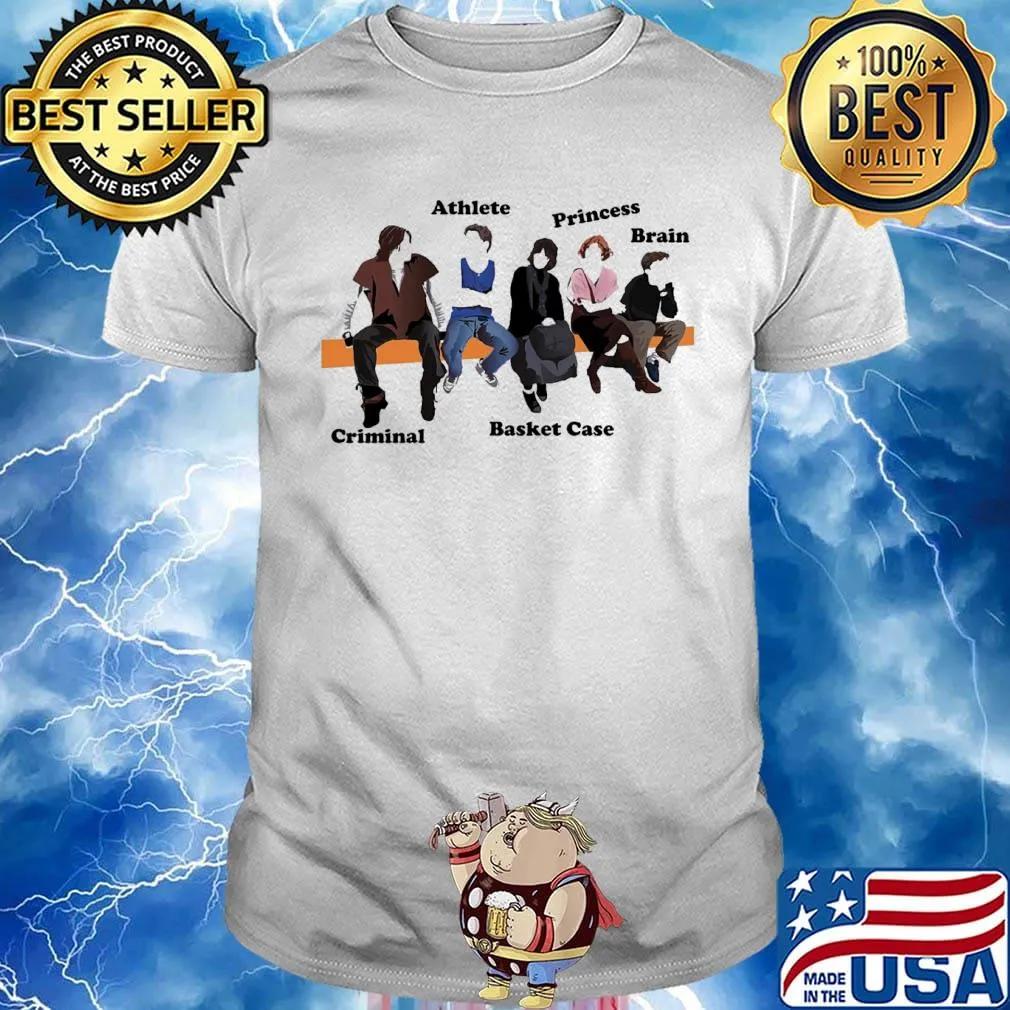 Criminal Athlete Basket Case Princess Brain shirt
