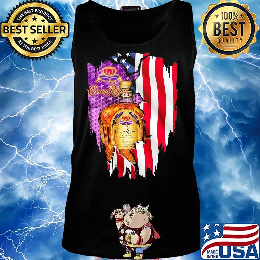 Crown royal american flag independence day s Tank top