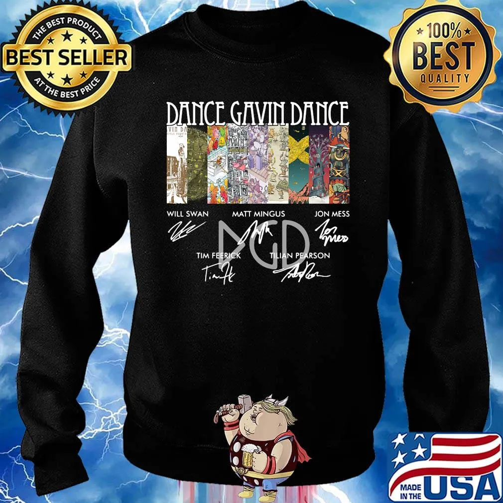 Dance gavin dance afterburner members band signatures s Sweater
