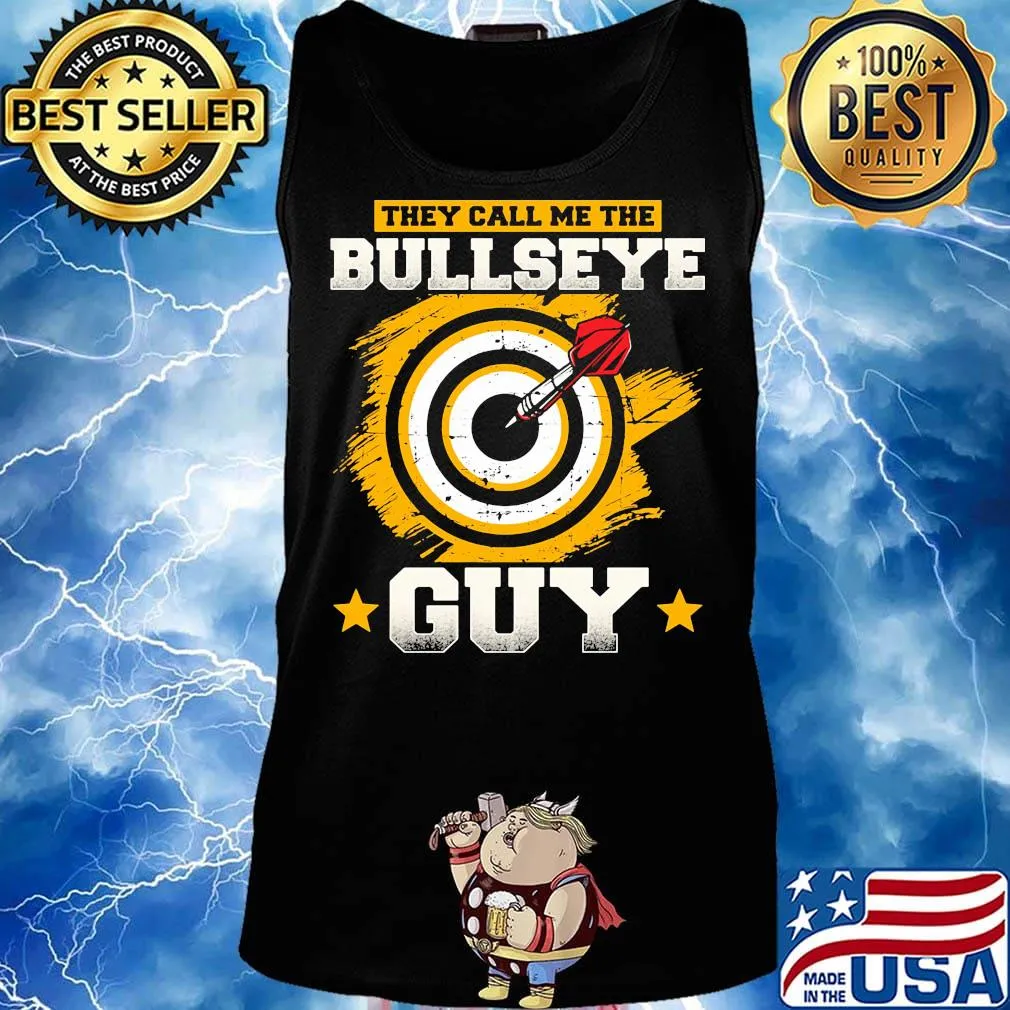 Darts they call me the bullseye guy stars s Tank top