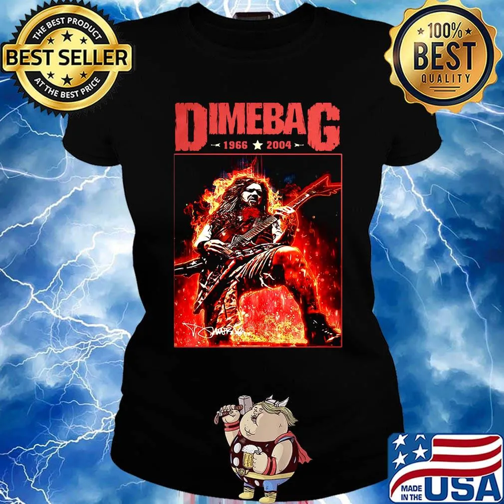 Dimebag darrell 1966 2004 signature s Ladies tee