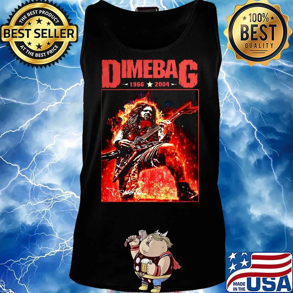 Dimebag darrell 1966 2004 signature s Tank top