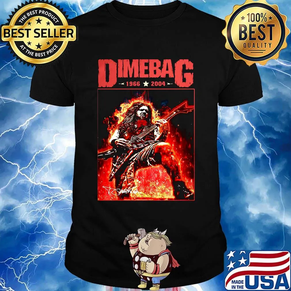 Dimebag darrell 1966 2004 signature shirt