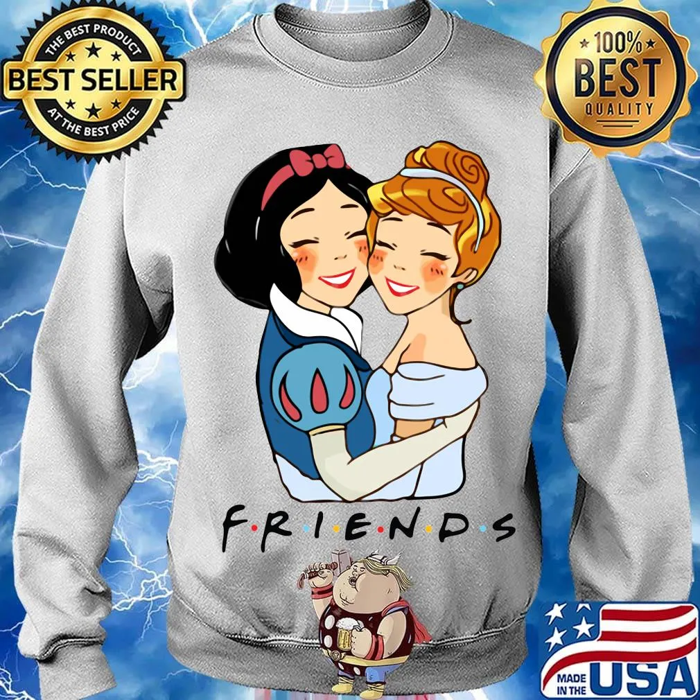Disney cartoon snow white and belle friends s Sweater