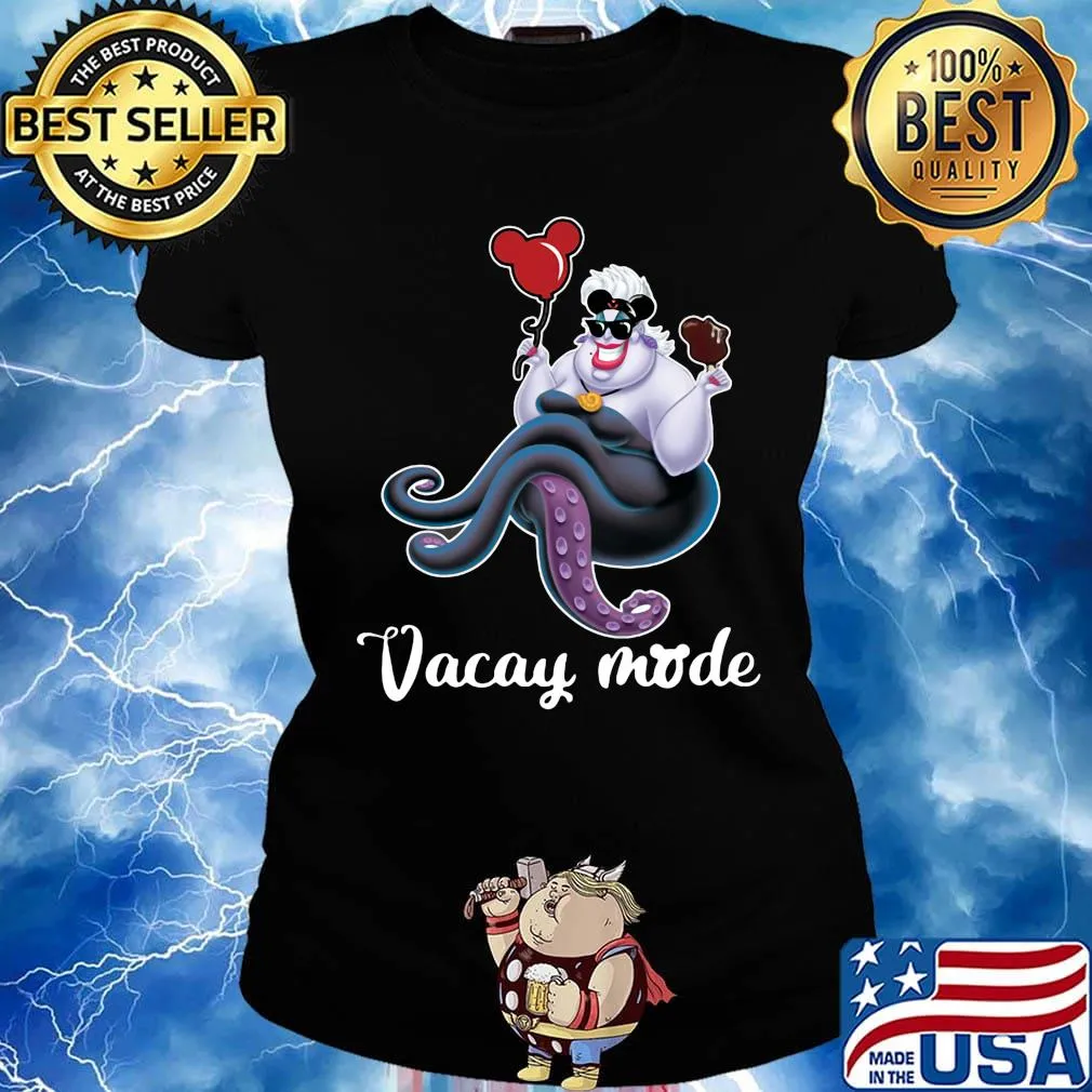 Disney mickey mouse ursula vacay mode s Ladies tee