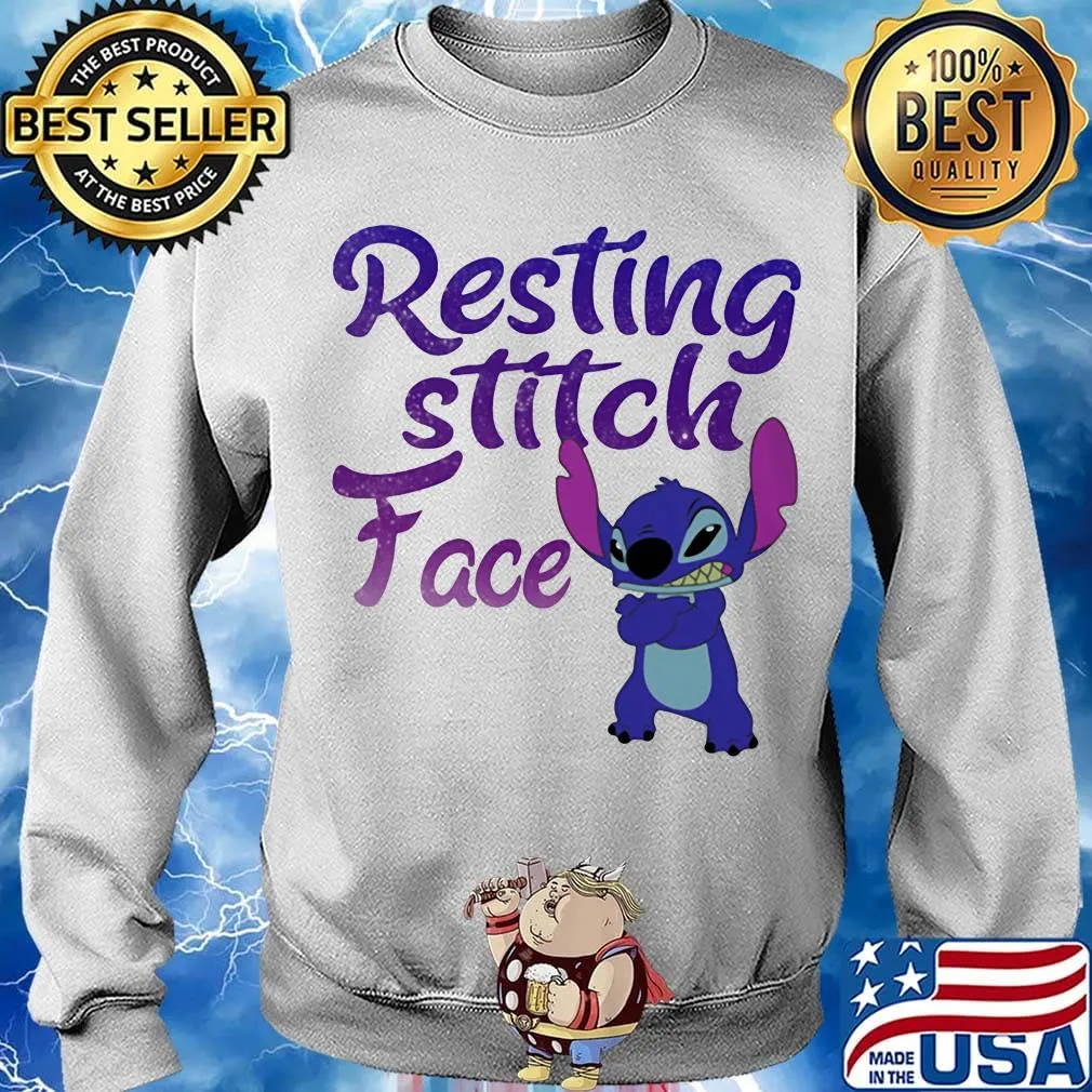 Disney resting stitch face s Sweater