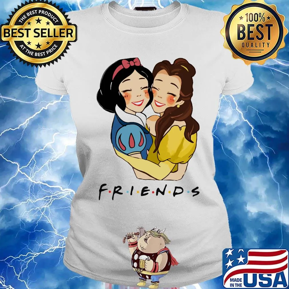 Disney snow white and belle friends s Ladies tee