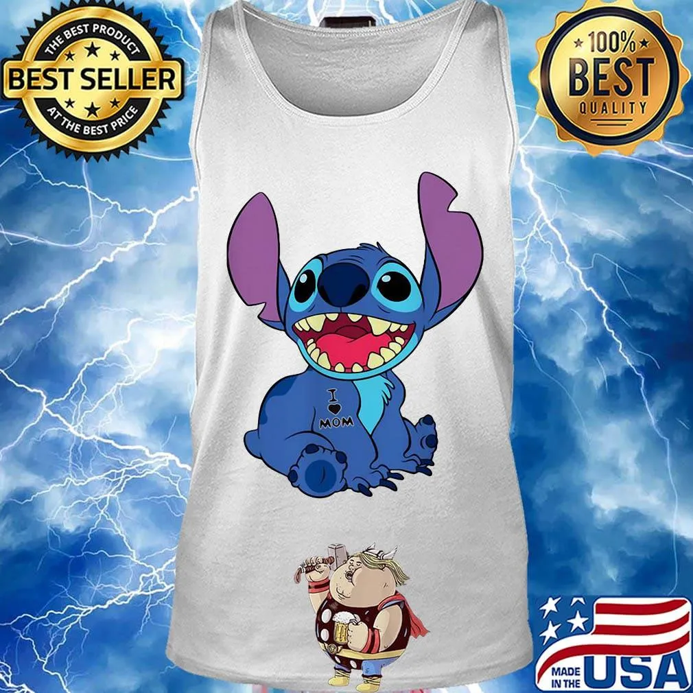 Disney stitch tattoos i love mom s Tank top